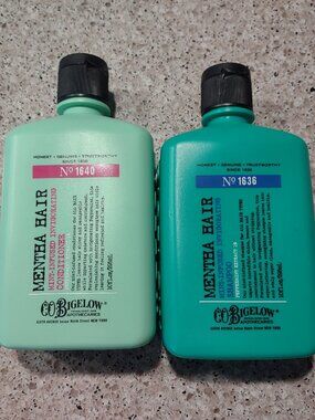 Bath & Bodyworks C.O. Bigelow Mentha Hair Shampoo Conditioner Set New